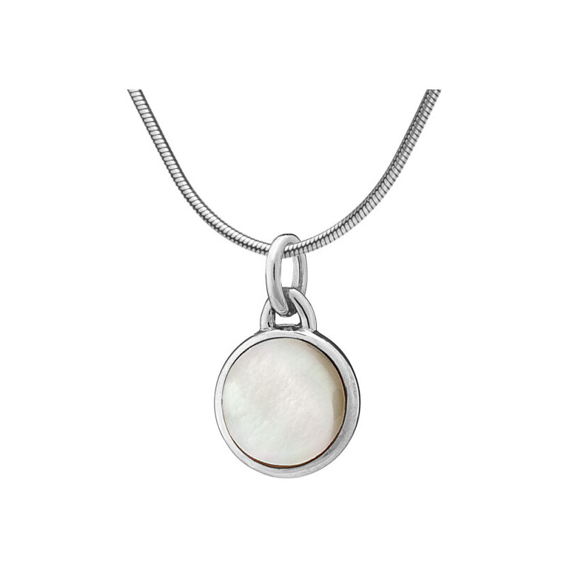 Buka Jewelry Stříbrný přívěsek s perletí
