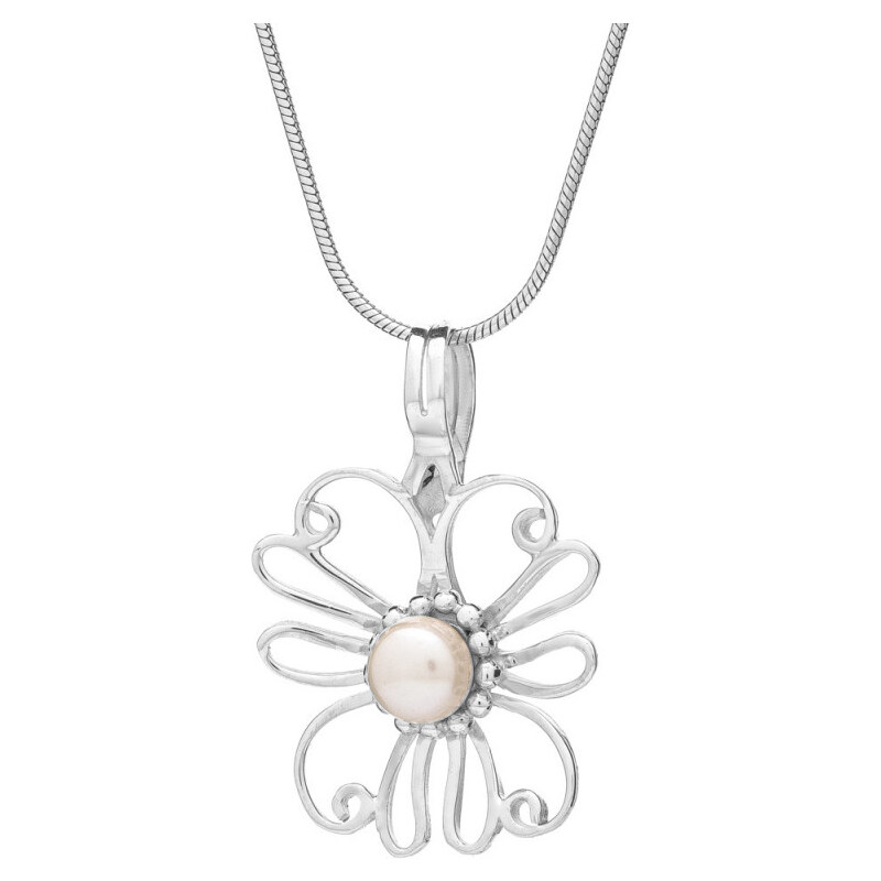 Buka Jewelry Perlový přívěsek Flora