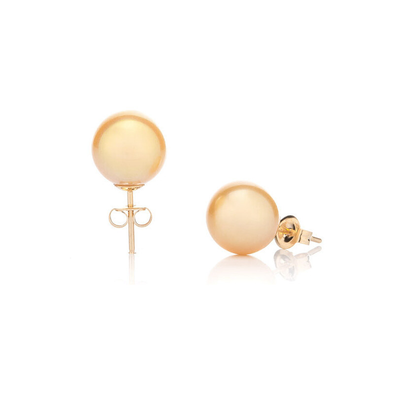 Buka Jewelry Perlové náušnice South sea 8 AAA zlatá perla 111188846