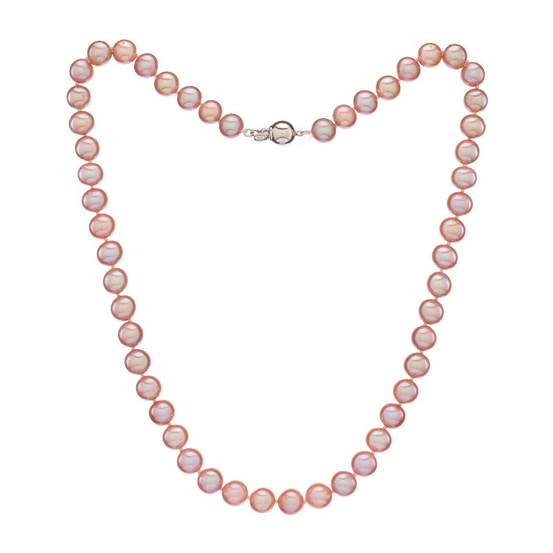 Buka Jewelry Perlový náhrdelník 7,5 AA růžový