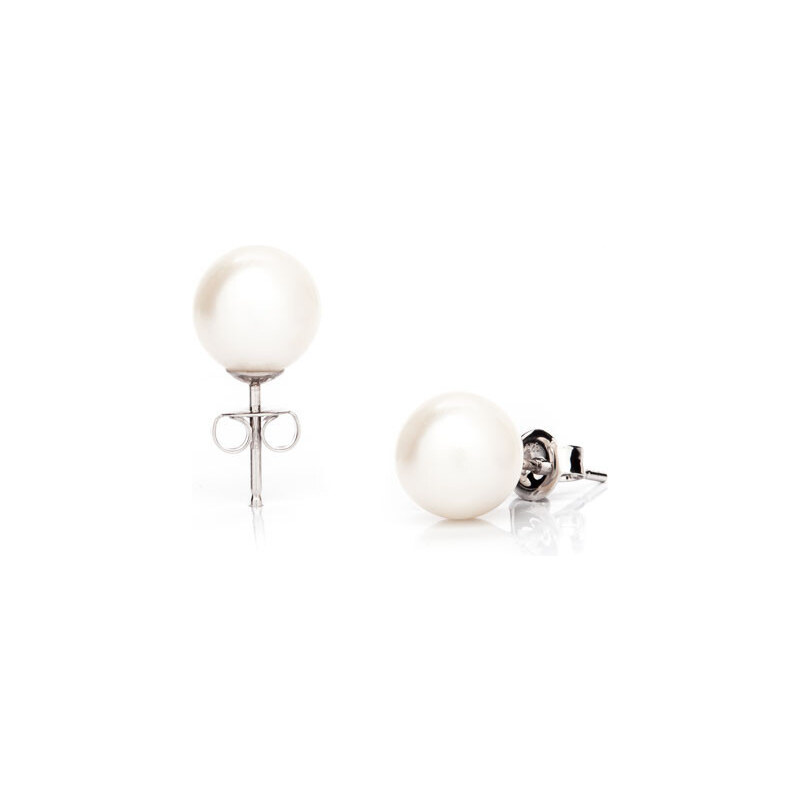 Buka Jewelry Perlové náušnice South sea 8 AAA bíla perla 114474455