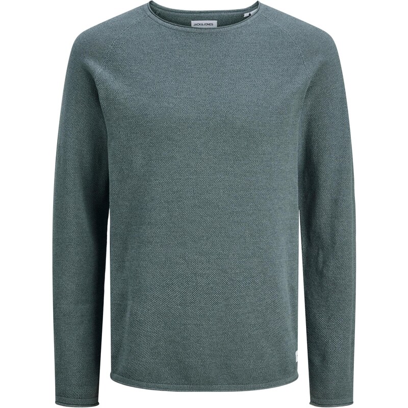 JACK & JONES Svetr JJEHill tyrkysová