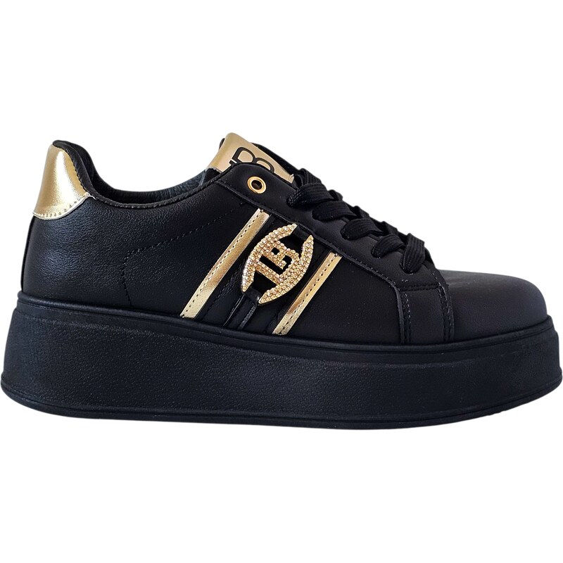 Černé tenisky Laura Biagiotti SW Calf Black