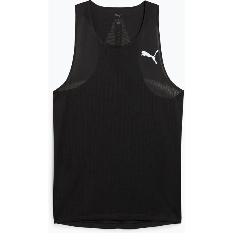 Pánské běžecké tričko PUMA Raceday Ultraspun Singlet puma black