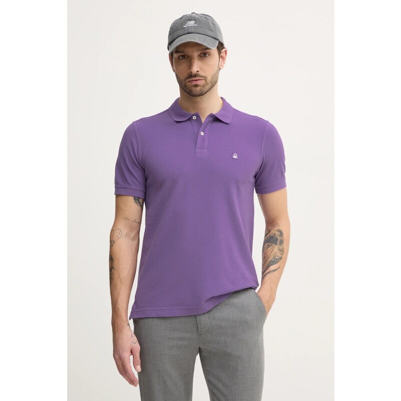 United Colors of Benetton Bavlněné polo tričko United Colors of