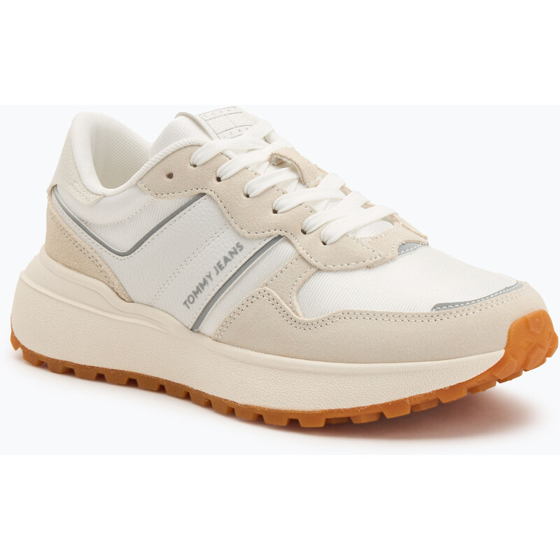 Dámské boty Tommy Jeans Cleated Runner ecru