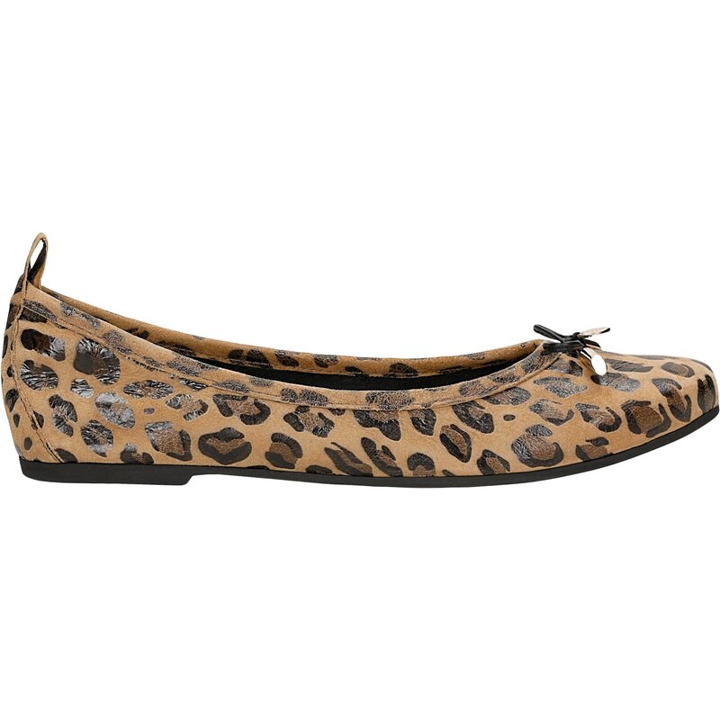 Wojas Balerínky S Leopardím Vzorem A Jemnou Mašlí
