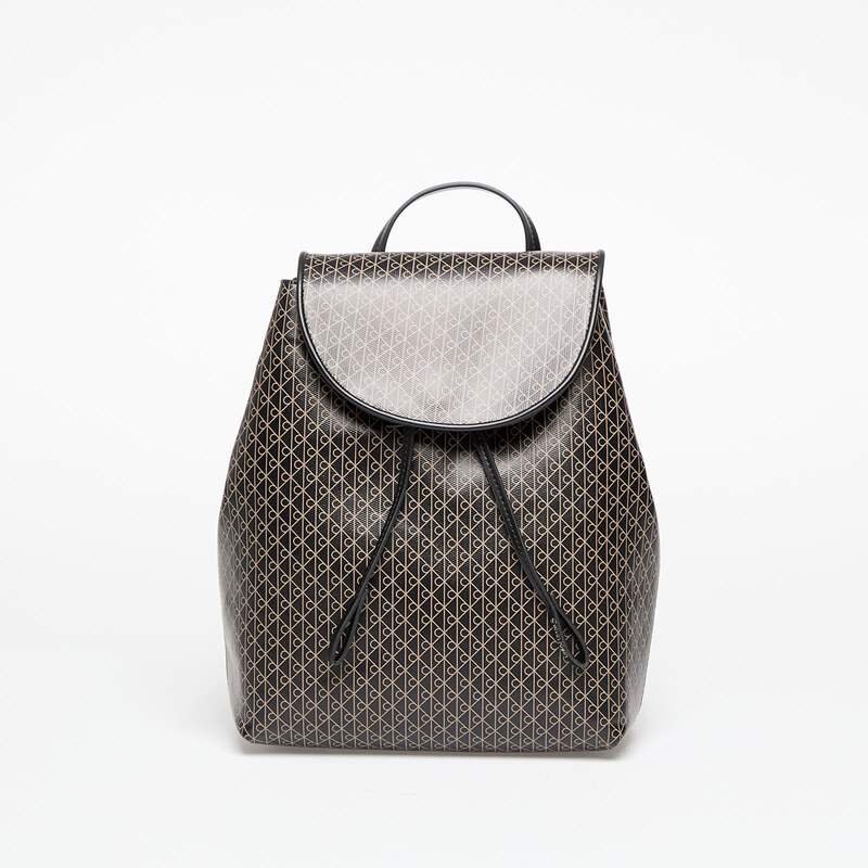 Batoh Calvin Klein Emblem Aop Flap Backpack Black Universal 107567363