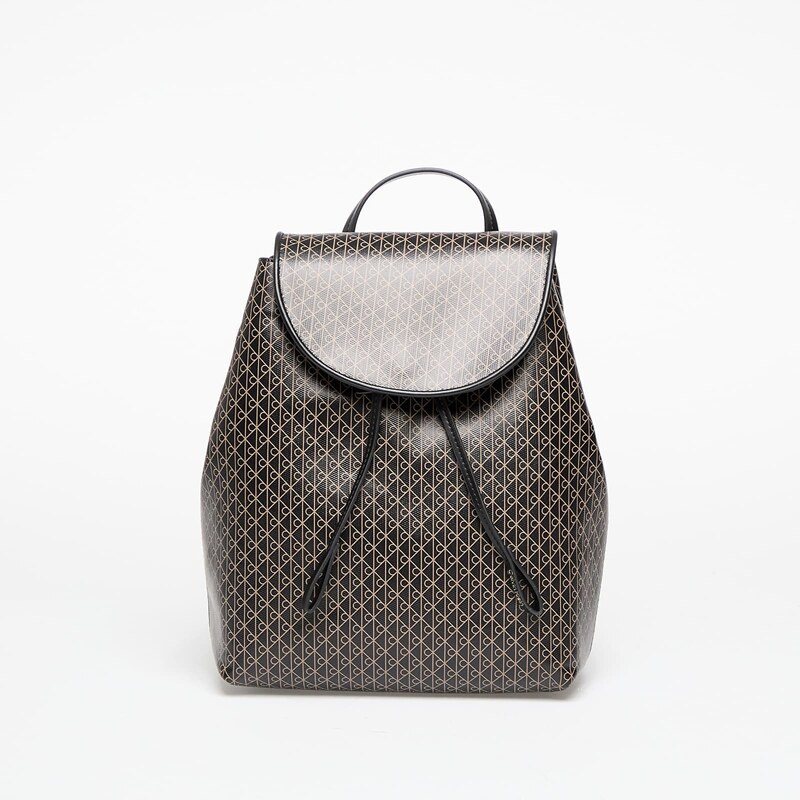 Batoh Calvin Klein Emblem Aop Flap Backpack Black Universal 107569508