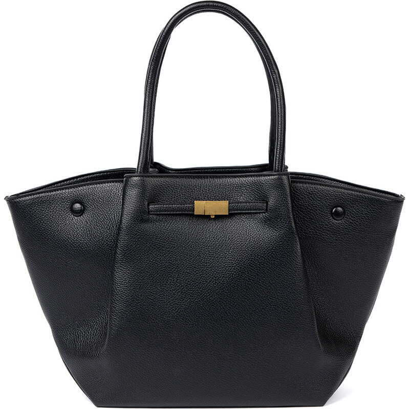 Shelvt Classic shopper bag made of textured faux leather 107569746