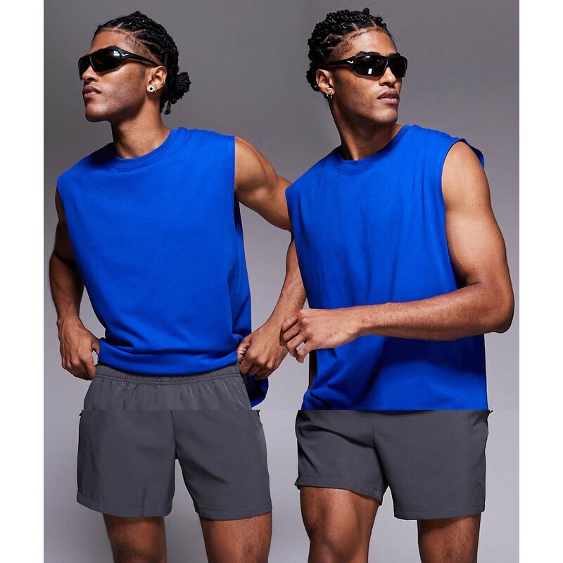 4505 Icon 5 inch quick dry training shorts with zip pockets 2 pack in 110800668