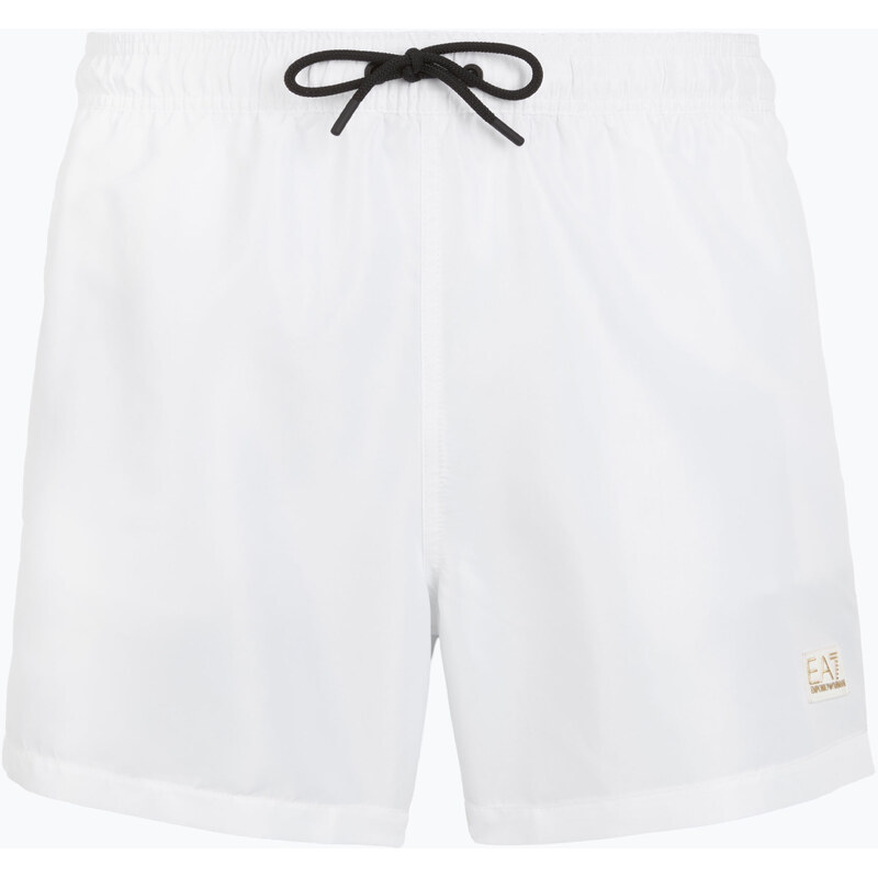 Pánské plavecké šortky EA7 Emporio Armani Gold Label Boxer white