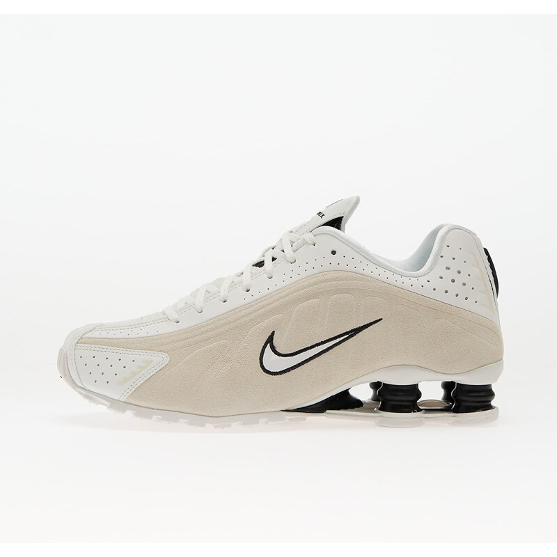 Nike W Shox R4 Summit White/ Black-Lt Orewood Brn