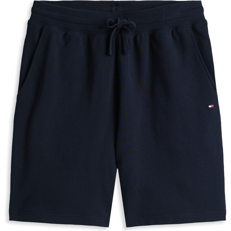 TOMMY HILFIGER Kalhoty Flag Embroidery Sweat marine modrá