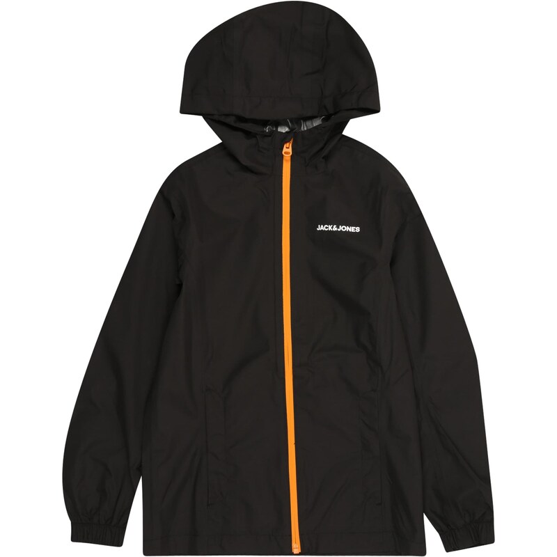 Jack & Jones Junior Přechodná bunda oranžová / černá