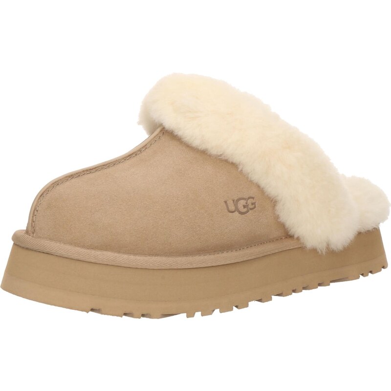 UGG Pantofle DISQUETTE béžová / krémová 107812290