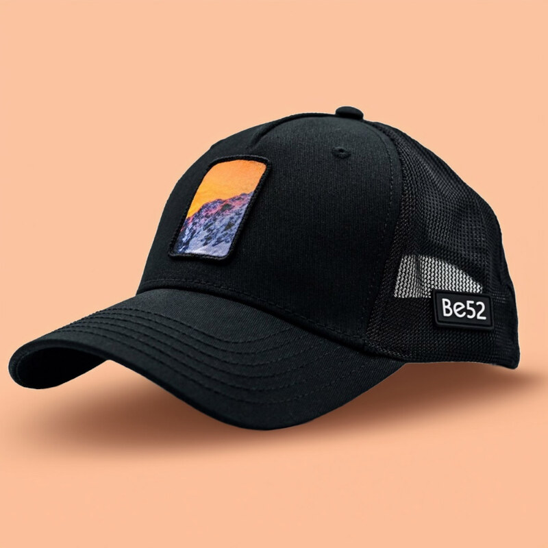 Be52 Alpine kšiltovka premium black