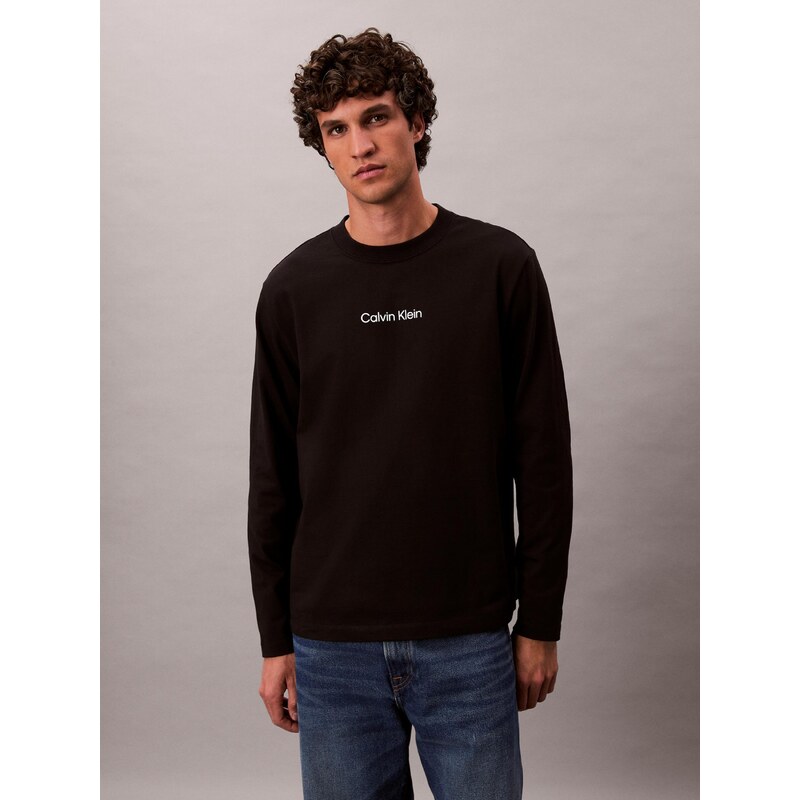 Calvin Klein Tričko černá / bílá
