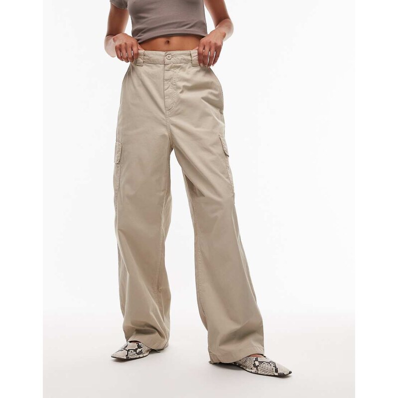 Carhartt WIP kingston straight leg cargo trousers in beige