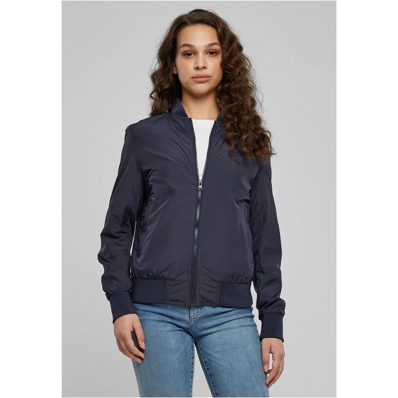 Urban Classics Dámská bunda Light Bomber v námořnickém provedení