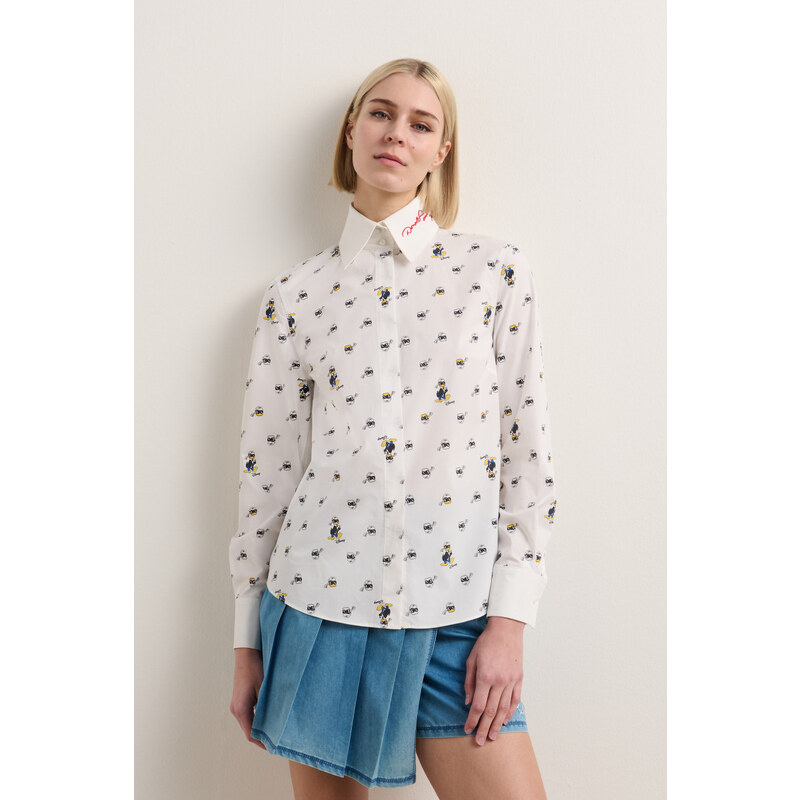 HALENKA KARL LAGERFELD KL X DISNEY AOP BLOUSE 107602973