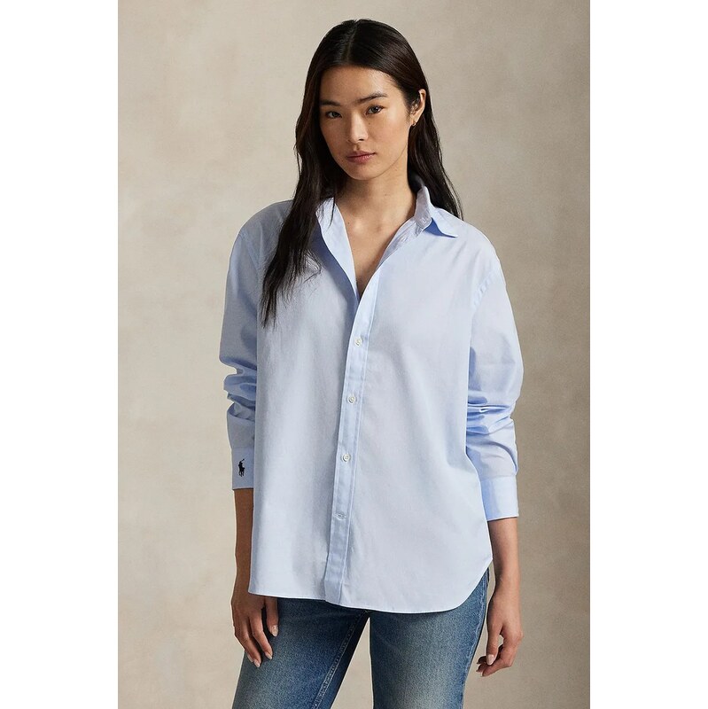 Bavlněná košile Polo Ralph Lauren Long Sleeve Light Shirt 107640068