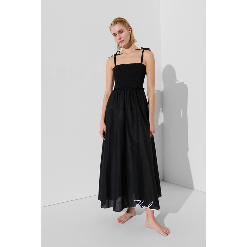 PLÁŽOVÉ OBLEČENÍ KARL LAGERFELD KARL DNA SIGNATURE ANKLE DRESS 112304707