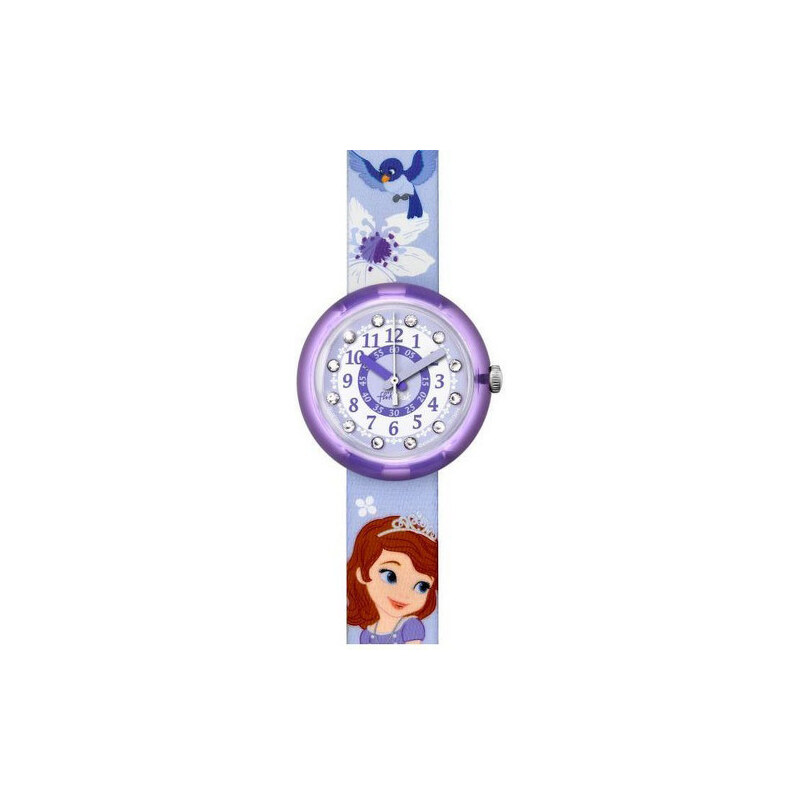 Swatch Dívčí hodinky Disney Sofie The First ZFLNP008