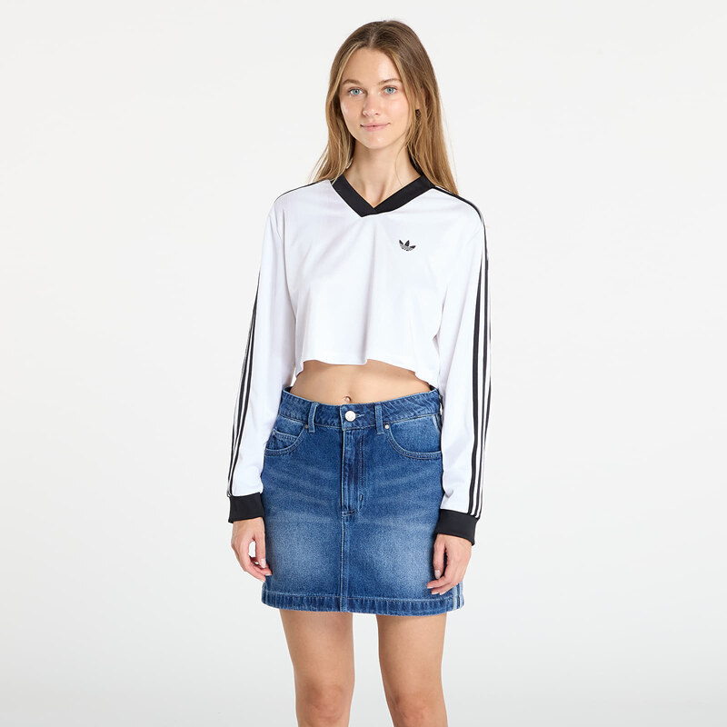 adidas Originals Tričko adidas Adicolor Football Jacquard Crop