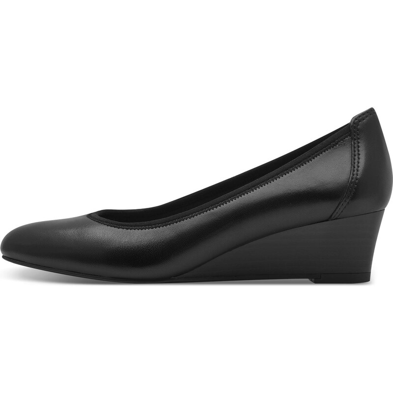 Tamaris polobotka klínek 22320 Black leather