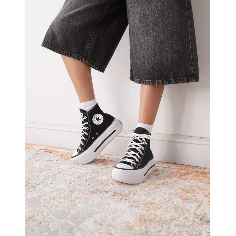 Converse Chuck Taylor All Star Lift Hi Double Stack trainers in
