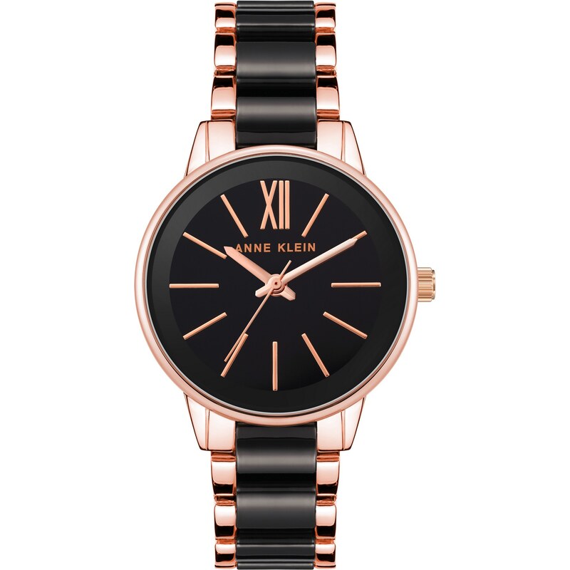 Anne Klein dámské hodinky kulaté AK/3878BKRG 107609187