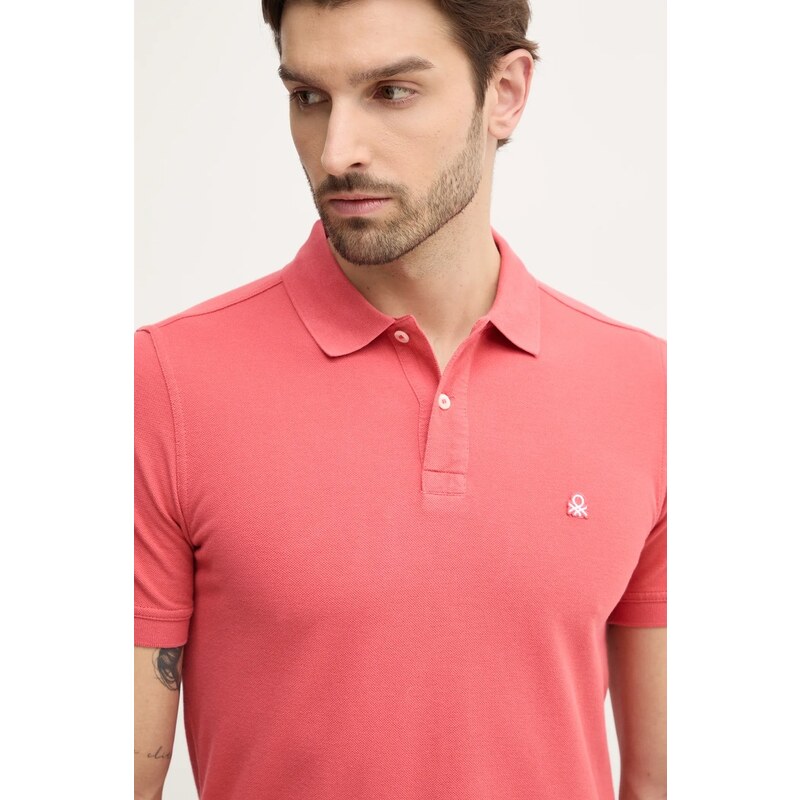 United Colors of Benetton Bavlněné polo tričko United Colors of
