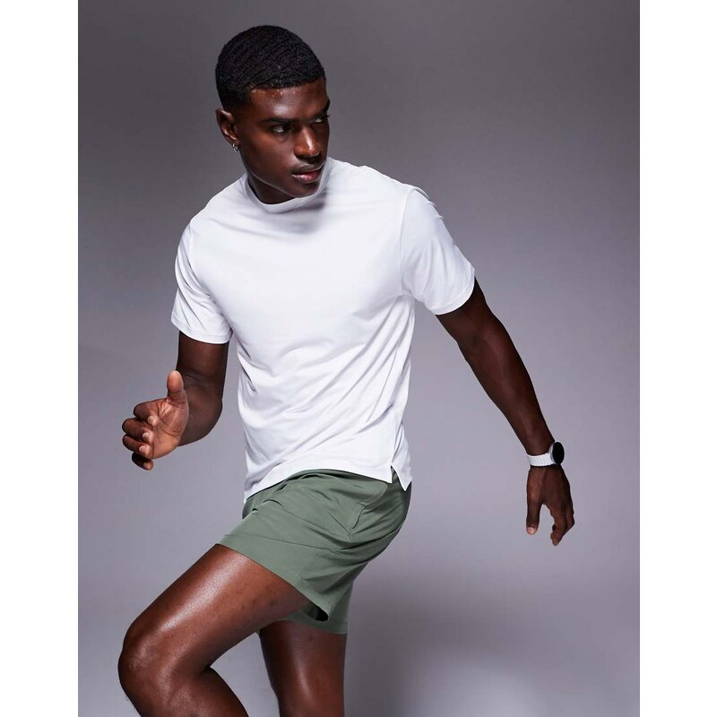4505 Icon quick dry mesh training t-shirt in white