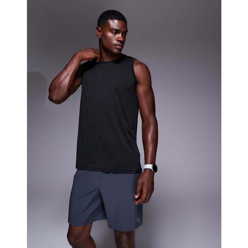4505 Icon training sleeveless relaxed tank with quick dry in