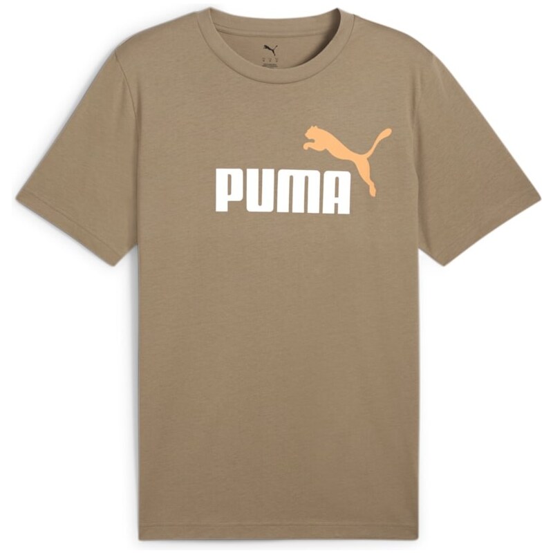 Puma ESS 2 Color No. 1 Logo Tee brown