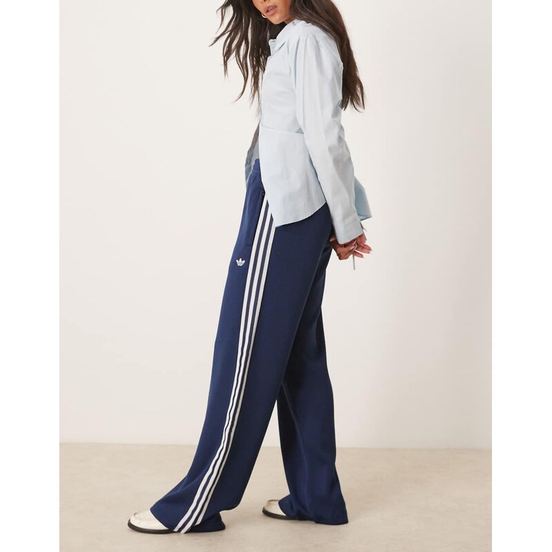 adidas Originals Firebird knitted track pants in navy