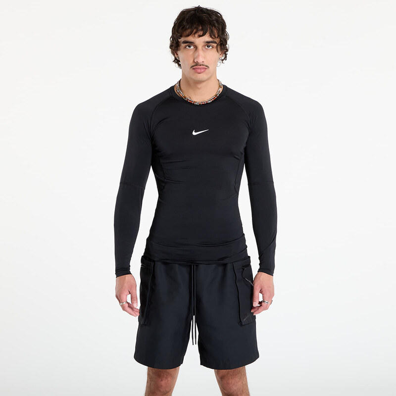 Tričko Nike Pro Mens Dri-FIT Tight Long-Sleeve Fitness Top Black