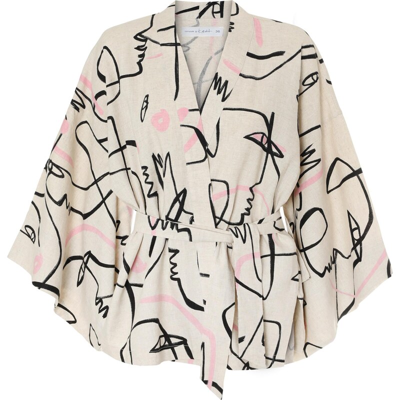 TATUUM Kimono Kimoni 1 písková / světle růžová / černá