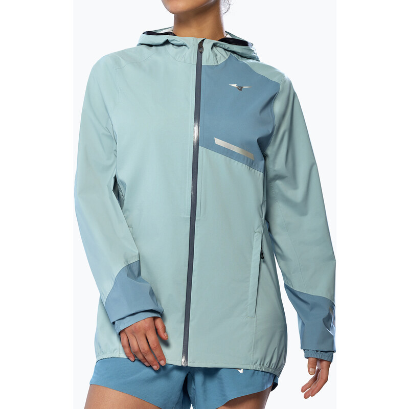 Dámská běžecká bunda Mizuno Waterproof 20K ER cloud blue