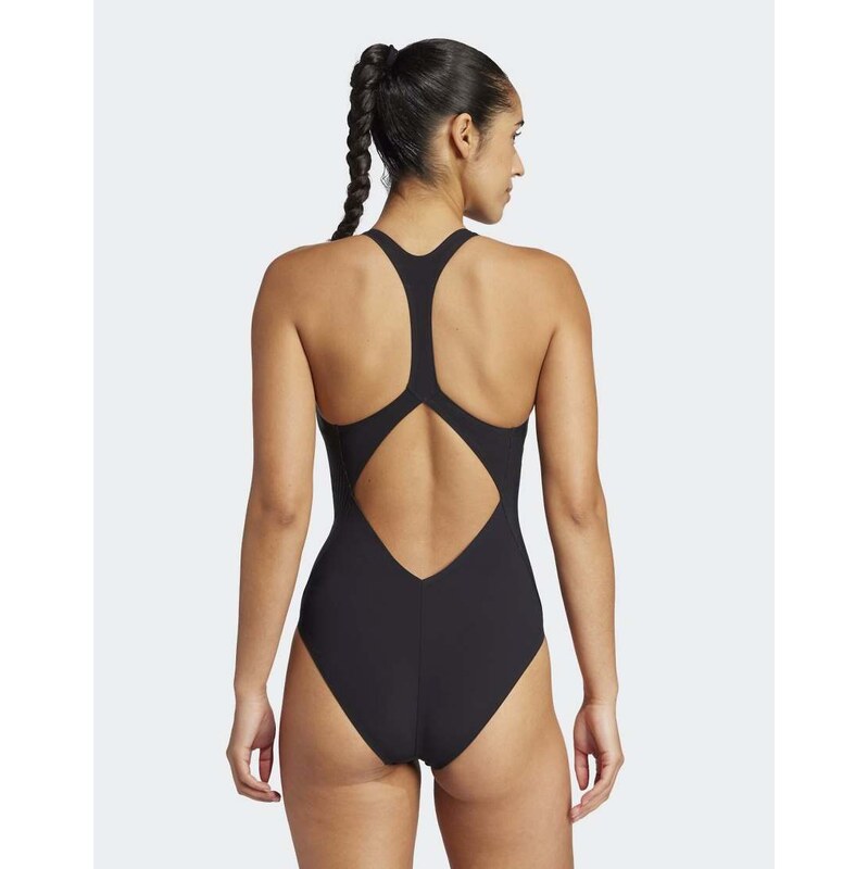adidas performance Lanelux y-back swimsuit in black 115498875