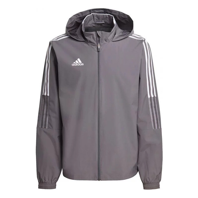 Pánská mikina M GM7389 šedo-bílá - Adidas