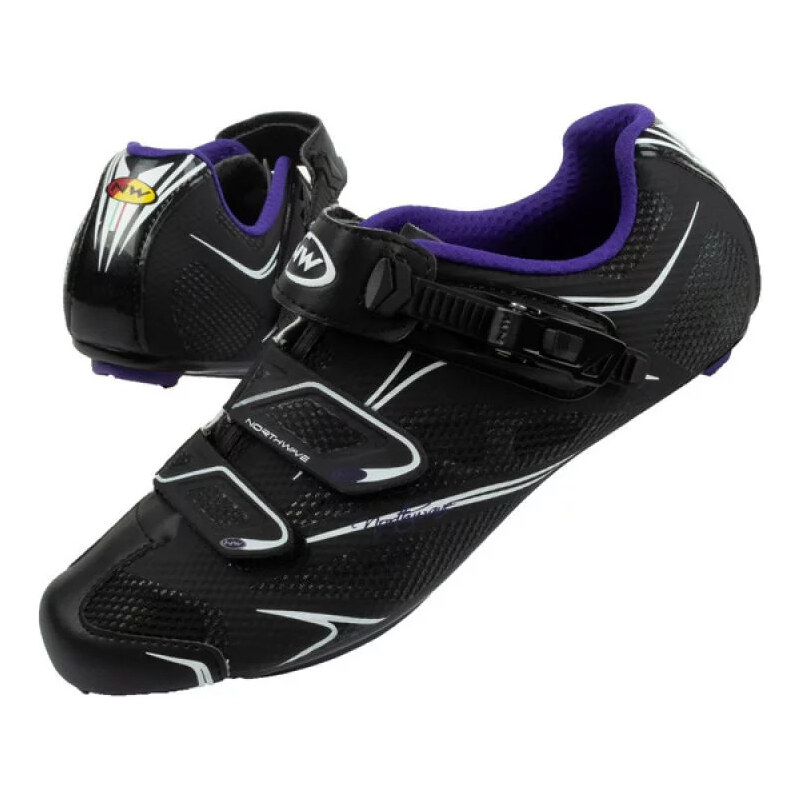 Dámská cyklistická obuv Starlight SRS 80141009 19 Černá s fialovou - 107628566