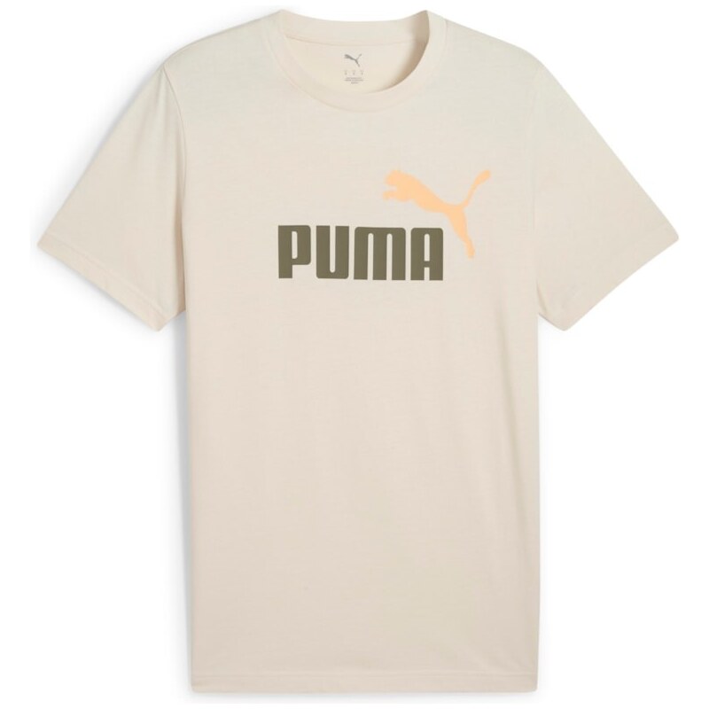 Puma ESS 2 Color No. 1 Logo Tee white