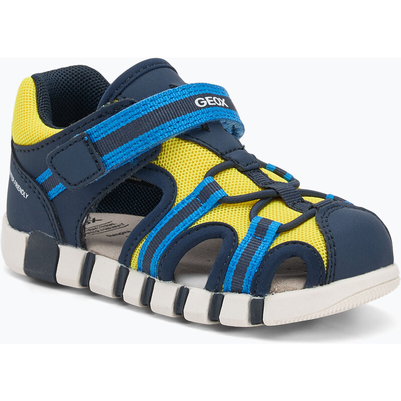 Dětské sandály Geox Iupidoo navy/fluo yellow