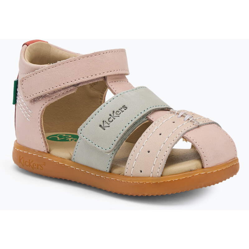 Dětské sandály Kickers Kick Bazar light pink/multicolor