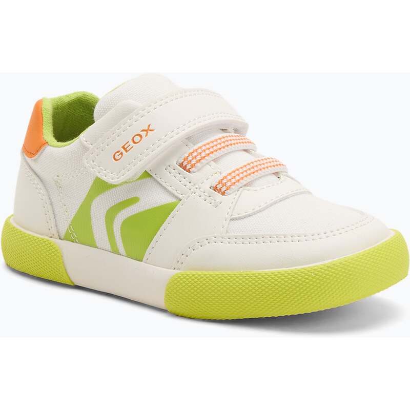 Dětské boty Geox Gisli white/fluo green