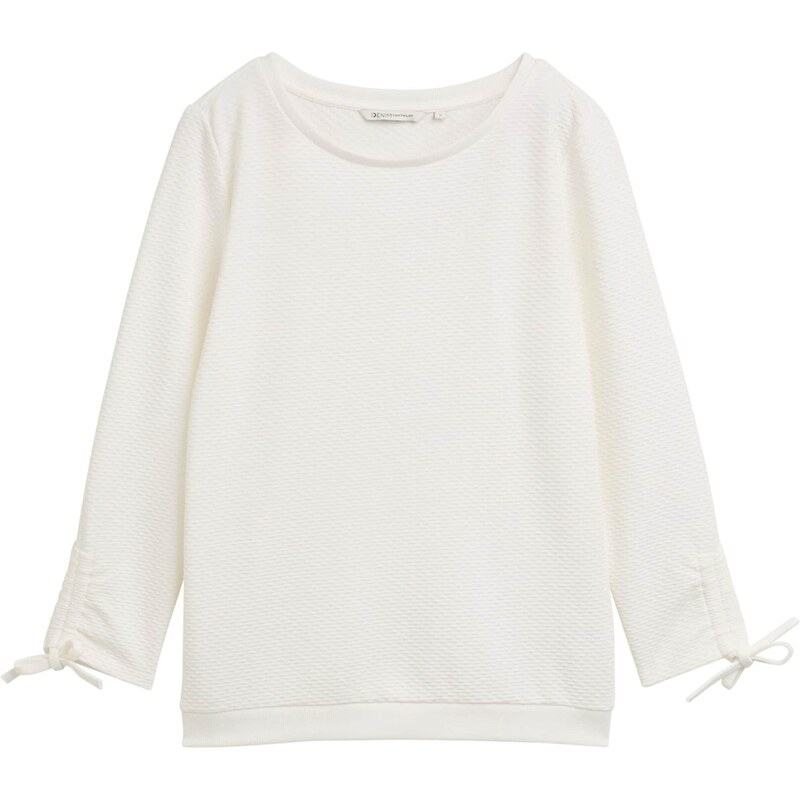 TOM TAILOR DENIM Mikina offwhite 107633171