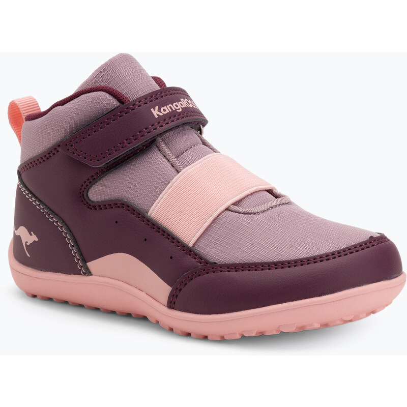Dětské boty KangaROOS K-BFI Peppy EV blackberry/daisy pink
