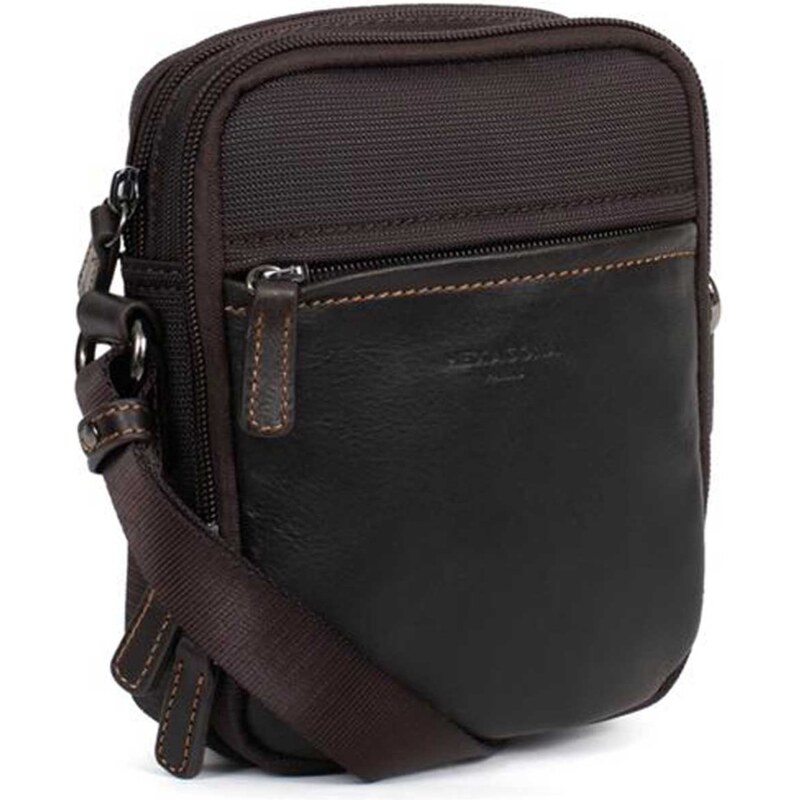 Pánská crossbody taška na doklady Hexagona 291329 hnědá